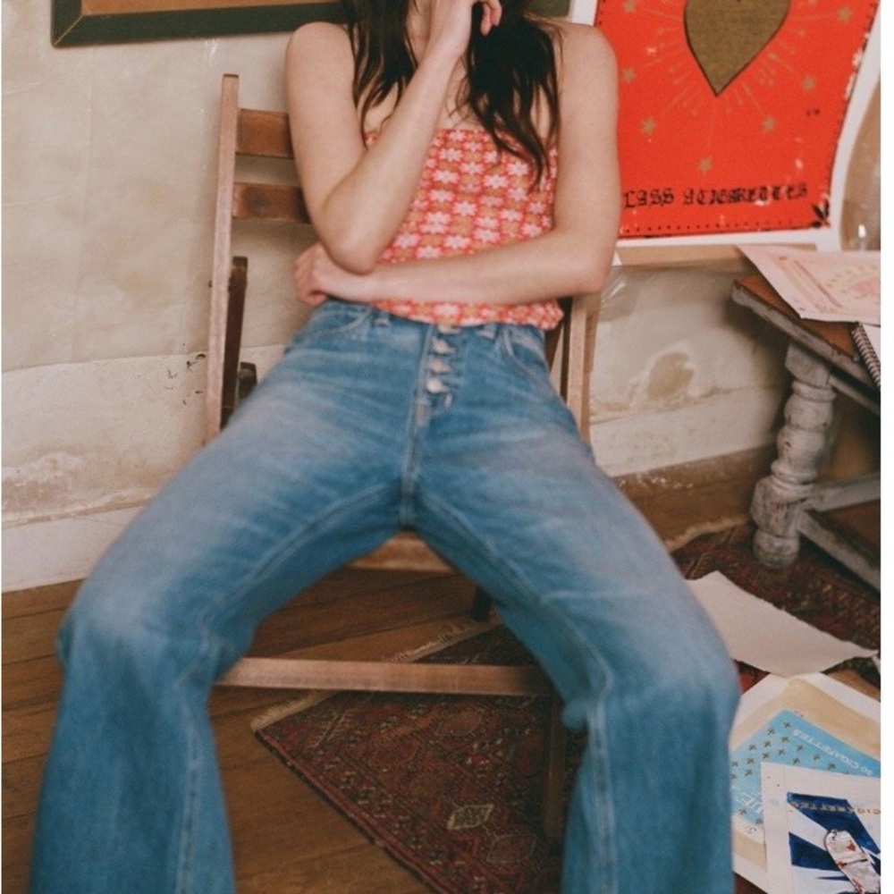 We The Free Sunny afternoon ankle jeans size 26 color lazing about free people